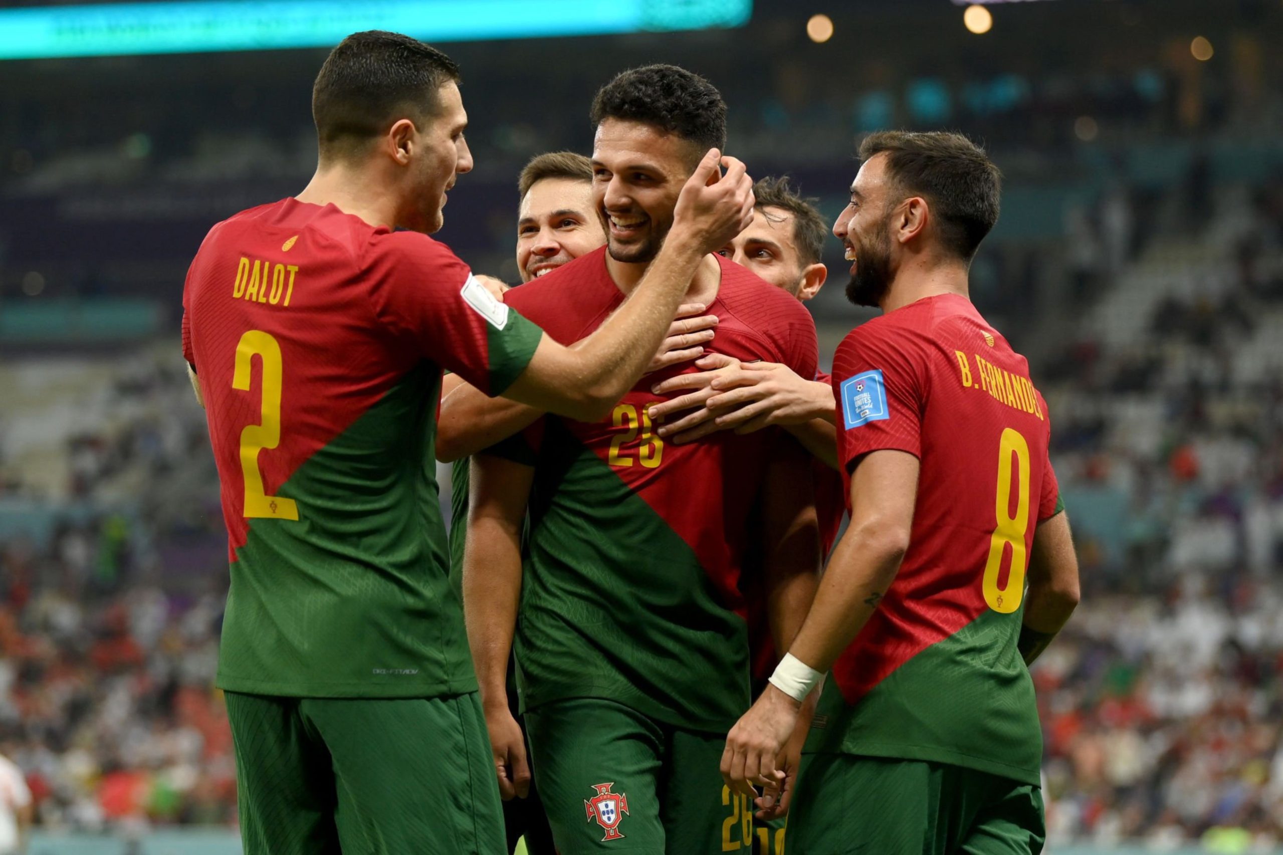 البرتغال تقسو على سويسرا بثلاثية وتتأهل لدور ربع نهائي كأس العالم لملاقاة المغرب 