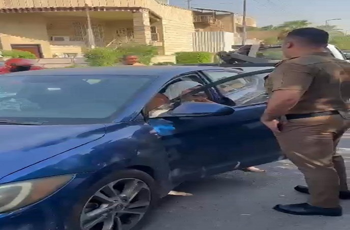 فيديو: اعتقال ضابط وعراقية برتبة ملازم بسبب مشاجرة في بغداد